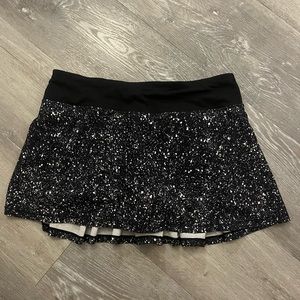 Lululemon Black and White Tennis Skirt